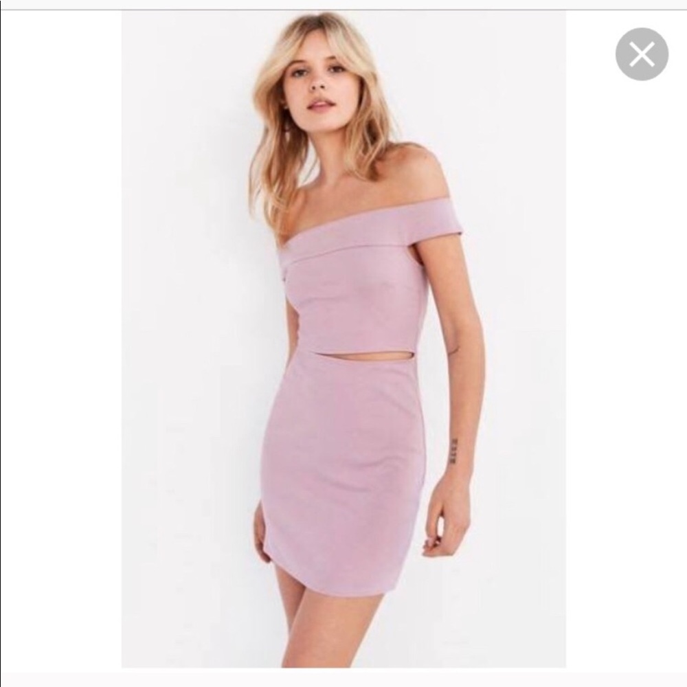 Urban outfitters off the shoulder dress